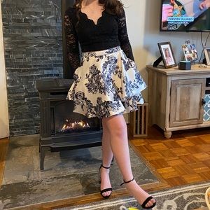 Two piece dress, size 5 in both top and bottom.